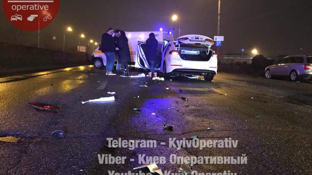 Потрійна аварія в Києві Потрійна аварія в Києві