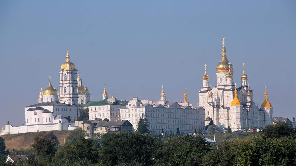 Фото почаевской лавры в украине