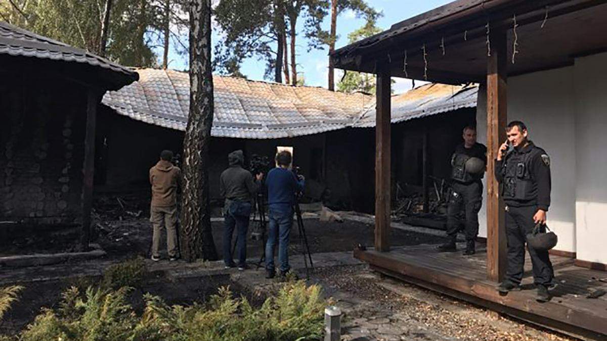 Будинок Гонтаревої після пожежі Будинок Гонтаревої після пожежі