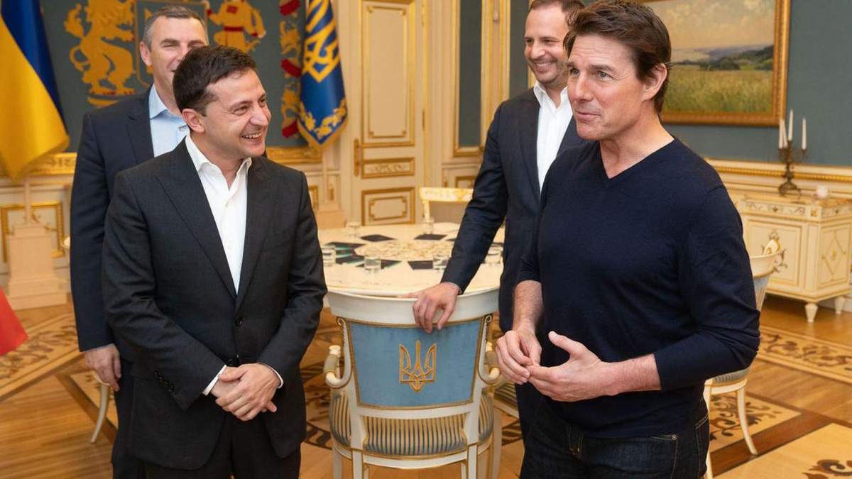 Том Круз и Владимир Зеленский Том Круз и Владимир Зеленский
