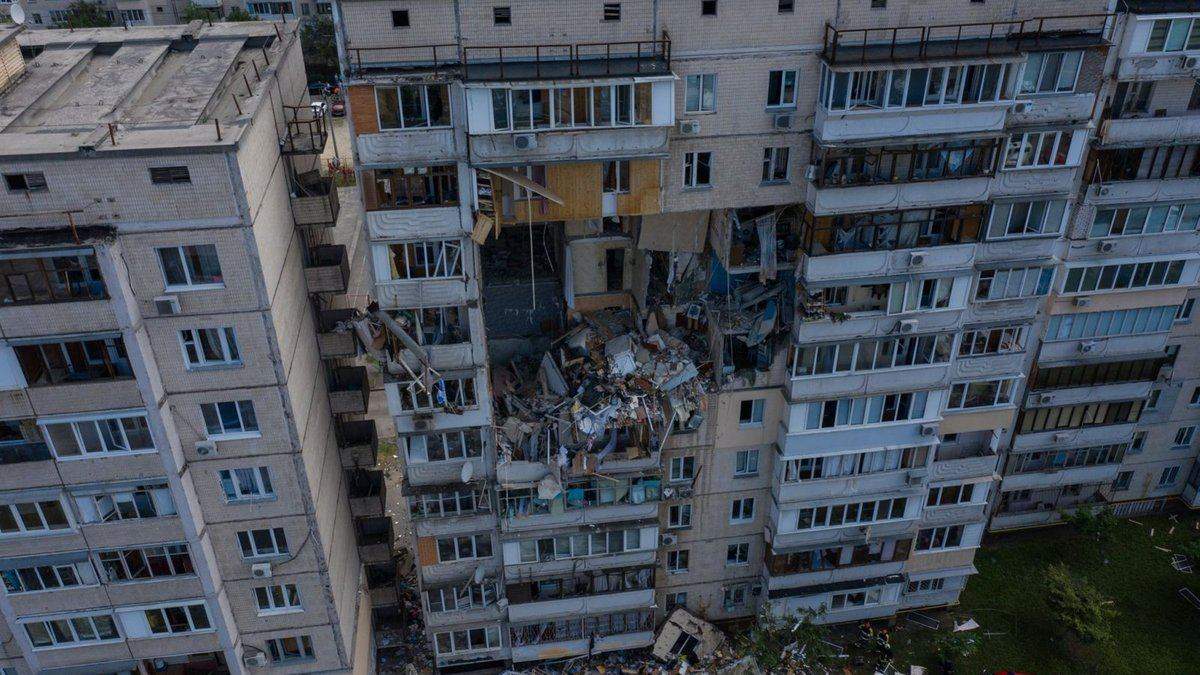 Взрыв на Позняках: многоэтажку готовят к укреплению Взрыв на Позняках: многоэтажку готовят к укреплению