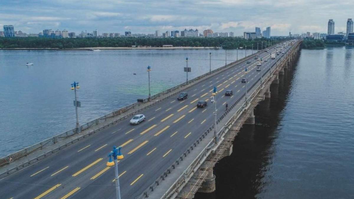 Ограничение движения на мосту Патона 11 - 12 октября: какие участки Ограничение движения на мосту Патона 11 - 12 октября: какие участки