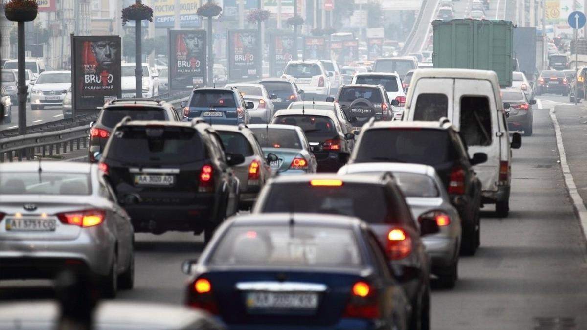 Затори в Києві 1 грудня Затори в Києві 1 грудня
