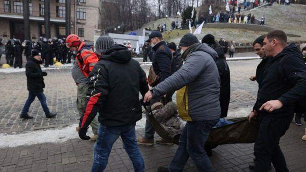 Сутички ФОПів з силовиками у Києві: є постраждалі з обох сторін Сутички ФОПів з силовиками у Києві: є постраждалі з обох сторін