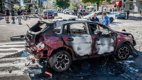 Фото взрыв автомобиля